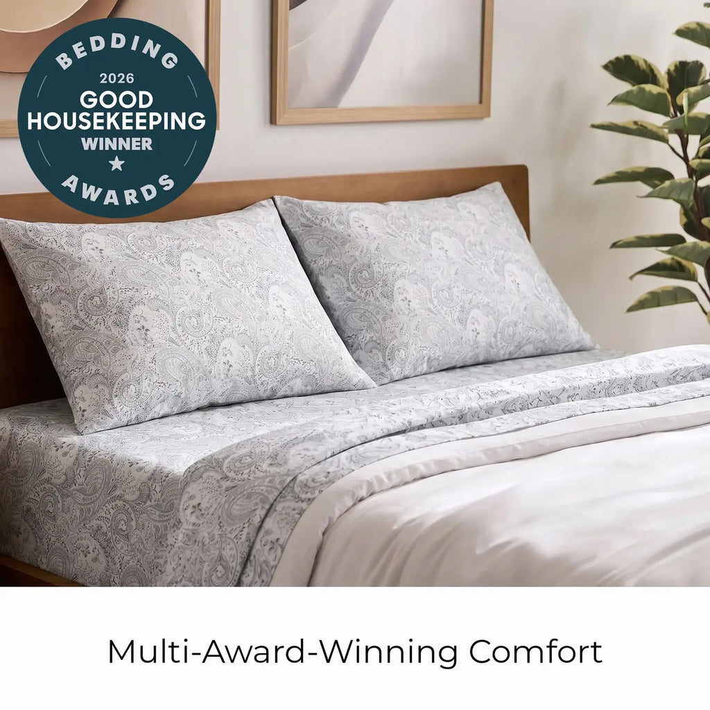 Patterned Microfiber Sheet Set