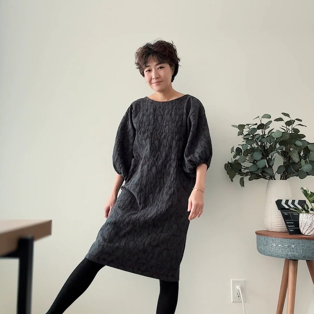 PDF Sewing Pattern for an Oversized Infit Top and Dress with Adjustable Sleeve Wings, Sizes 0–24