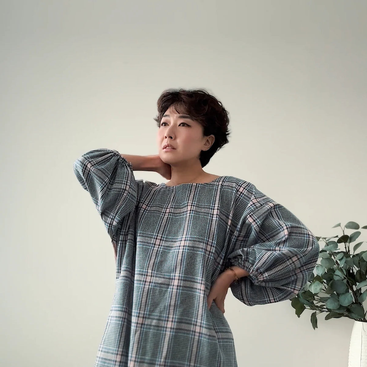 PDF Sewing Pattern for an Oversized Infit Top and Dress with Adjustable Sleeve Wings, Sizes 0–24