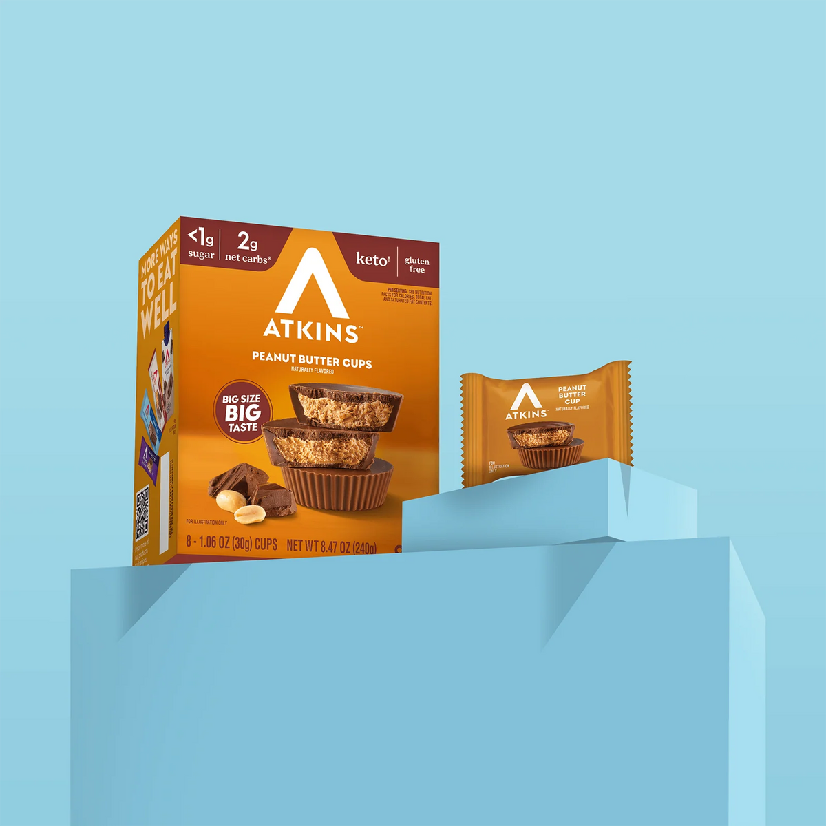 Peanut Butter Cups, 8 Count Boxes