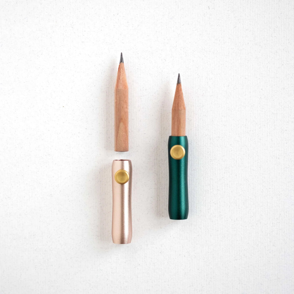 Pencil Grip and Extender with Adjustable Balance and 40mm Added Length for Drawing and Creative Work