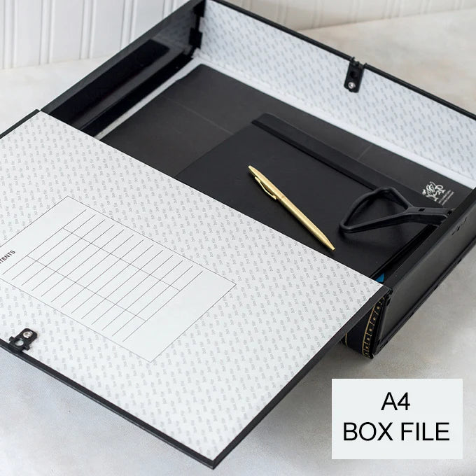 Personalised A4 Ring Binders and Box Files with Classic Novel-Inspired Designs and One or Two Custom Labels