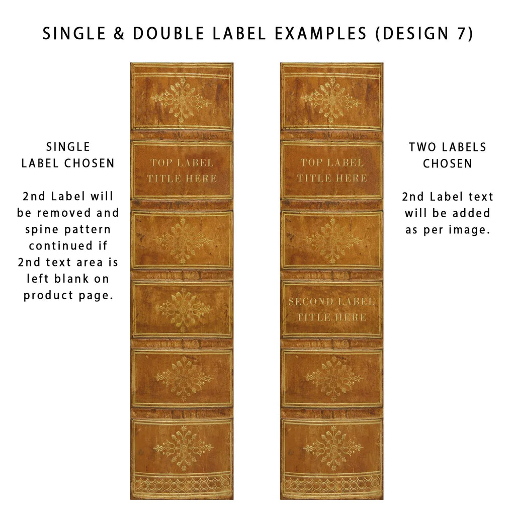 Personalised A4 Ring Binders and Box Files with Classic Novel-Inspired Designs and One or Two Custom Labels