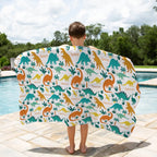 Personalised Sand-Free Kids Beach Towel with Custom Name Designs and Three Size · kids beach towels