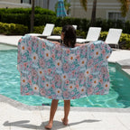 Personalised Sand-Free Kids Beach Towel with Custom Name Designs and Three Size · kids beach towels