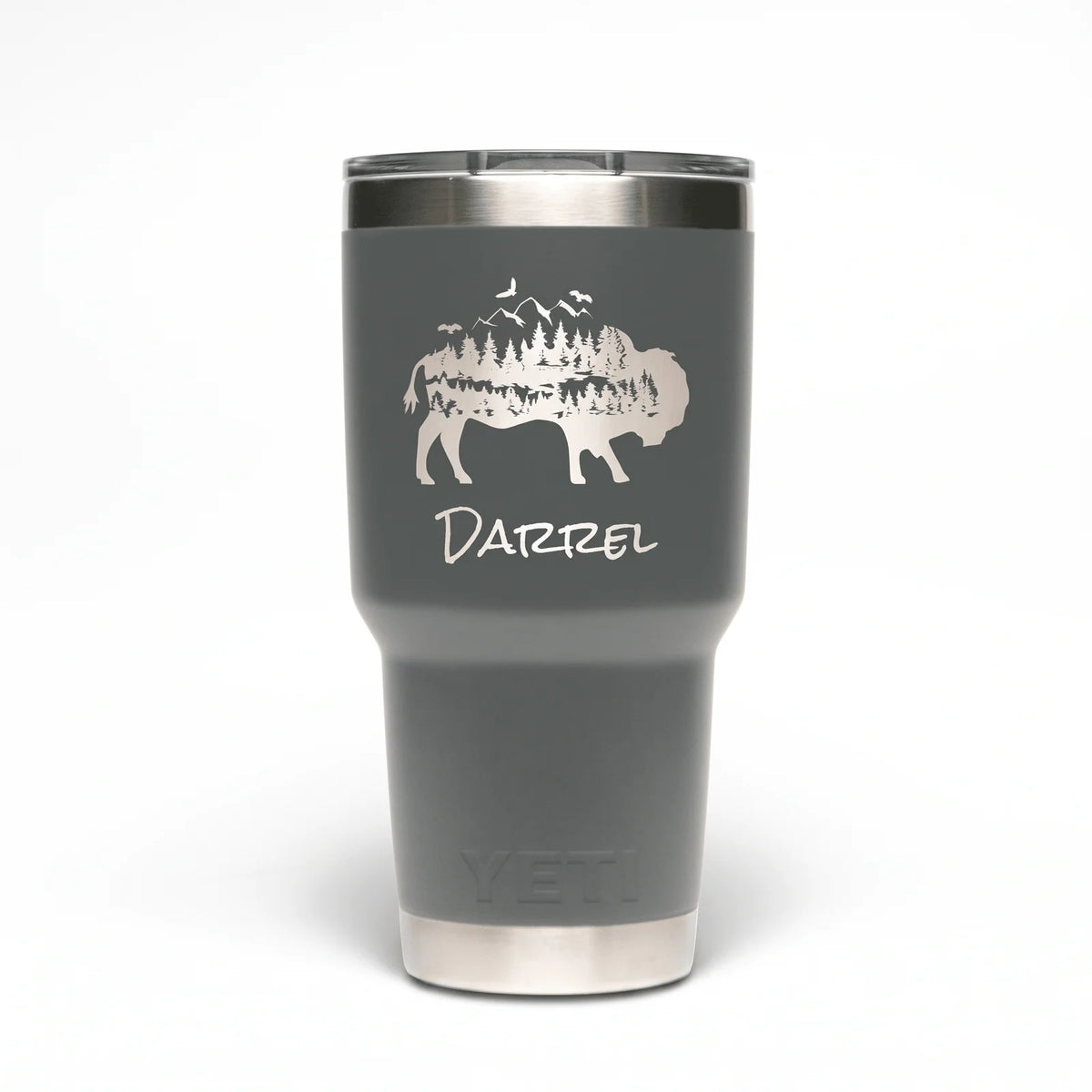 Personalized 30 oz Tumbler with Permanent Laser Etching, Double-Wall Vacuum Insulation and Magnetic Lid