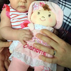 Personalized Baby Doll in a Brunette Style