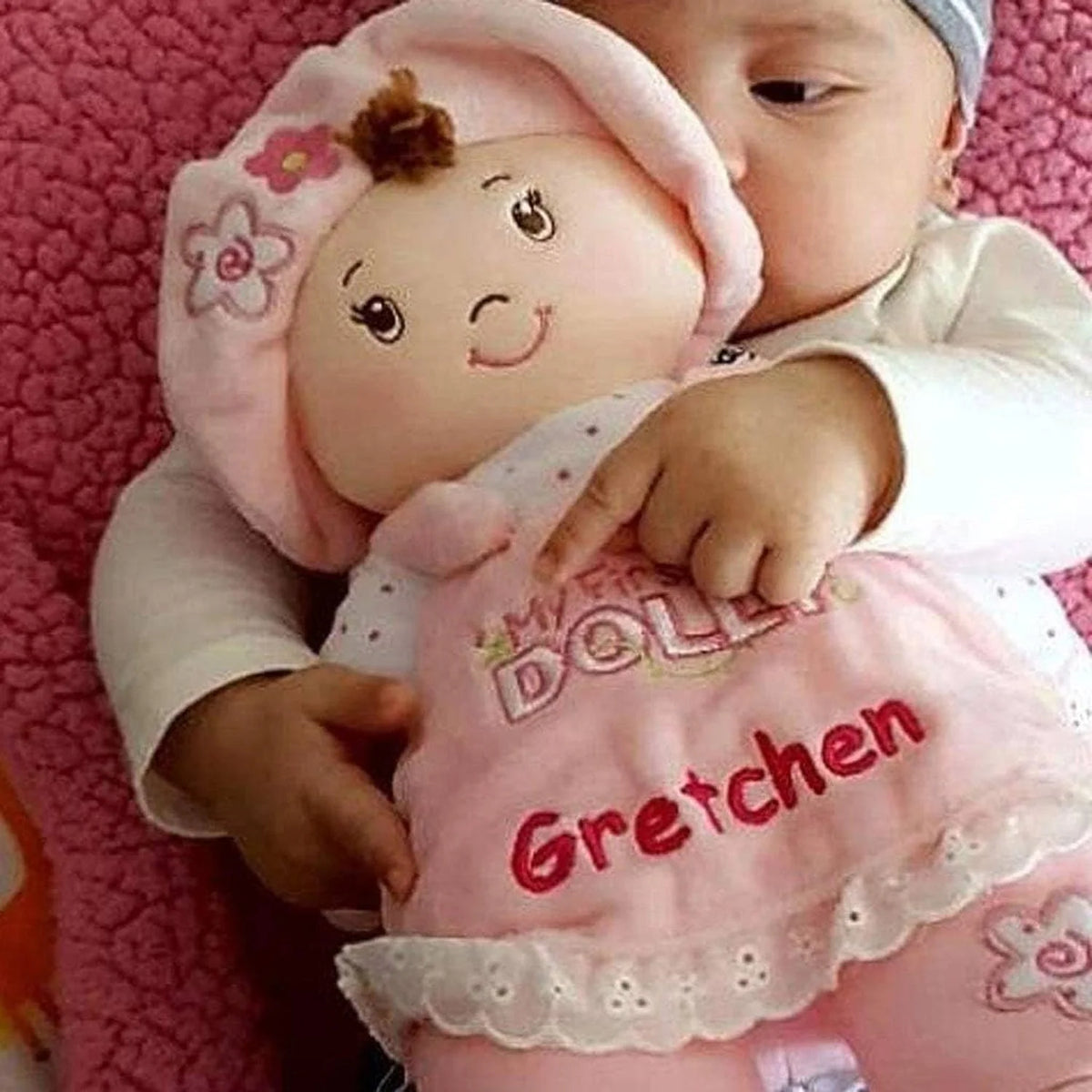 Personalized Baby Doll in a Brunette Style