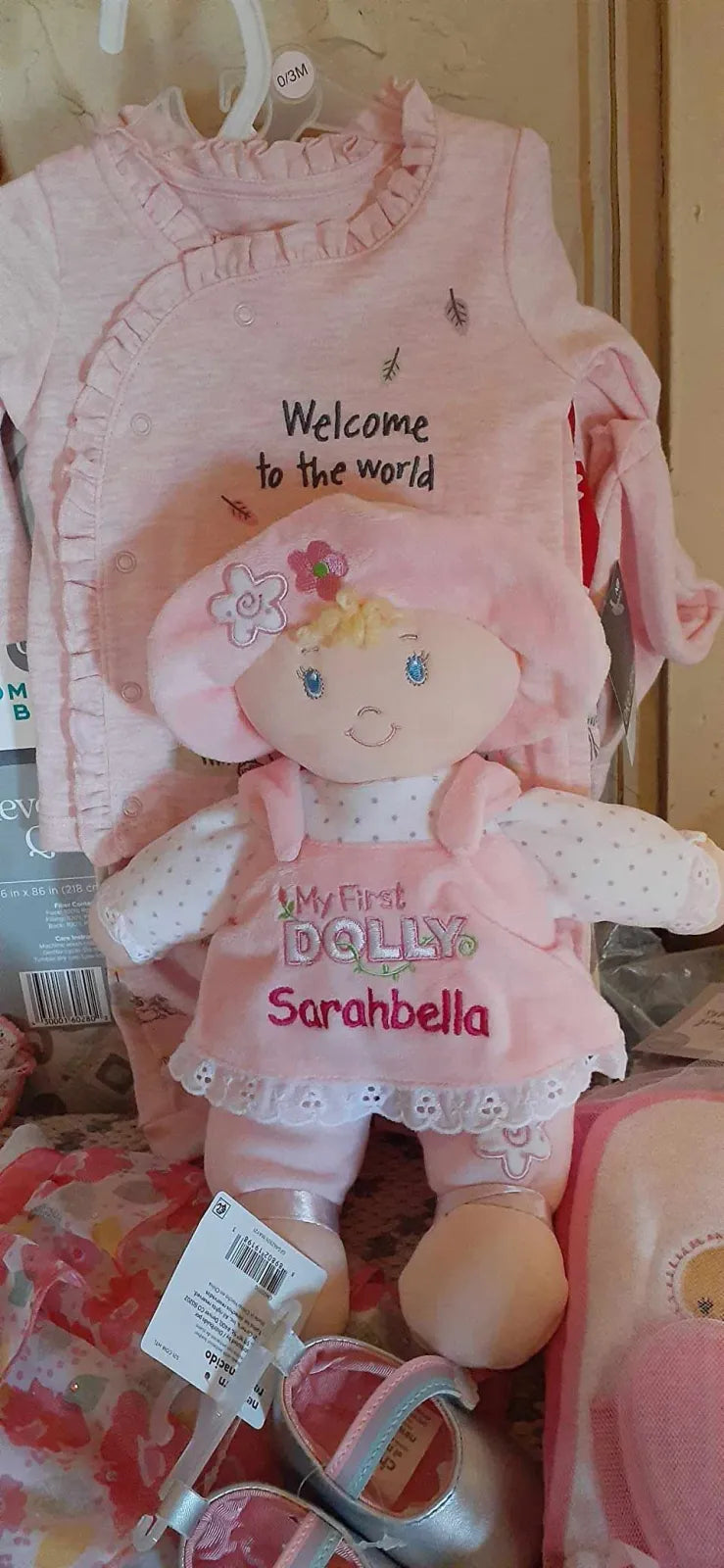 Personalized Baby Doll in a Brunette Style