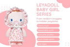 Personalized Baby Girl Doll with Cherry Style or 9-Inch Caregiver Playset for Pretend Play