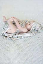 Personalized Baby Hooded Bath Towel, Bamboo Terry Interior, 30 x 30 Inch Printed Designs for Bath Time