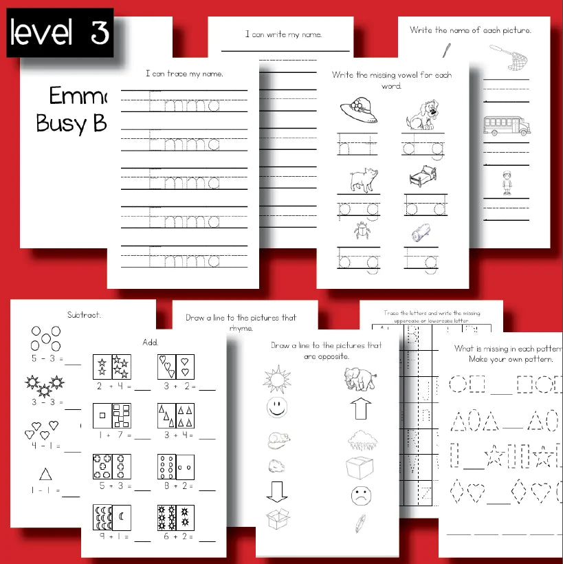Personalized Busy Book