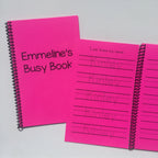 Personalized Busy Book