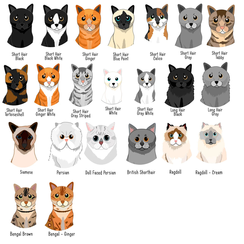 Personalized Cat ID Name Tag