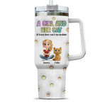 Personalized Cat Mom Tumbler
