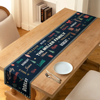 Personalized Christmas Table Runner