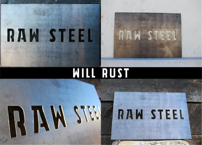 Personalized Compass Rose Metal Sign