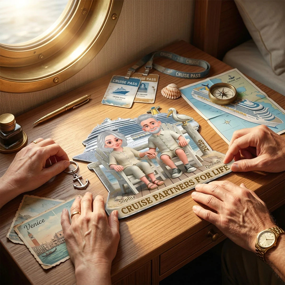 Personalized Cruise Cabin Door Magnet
