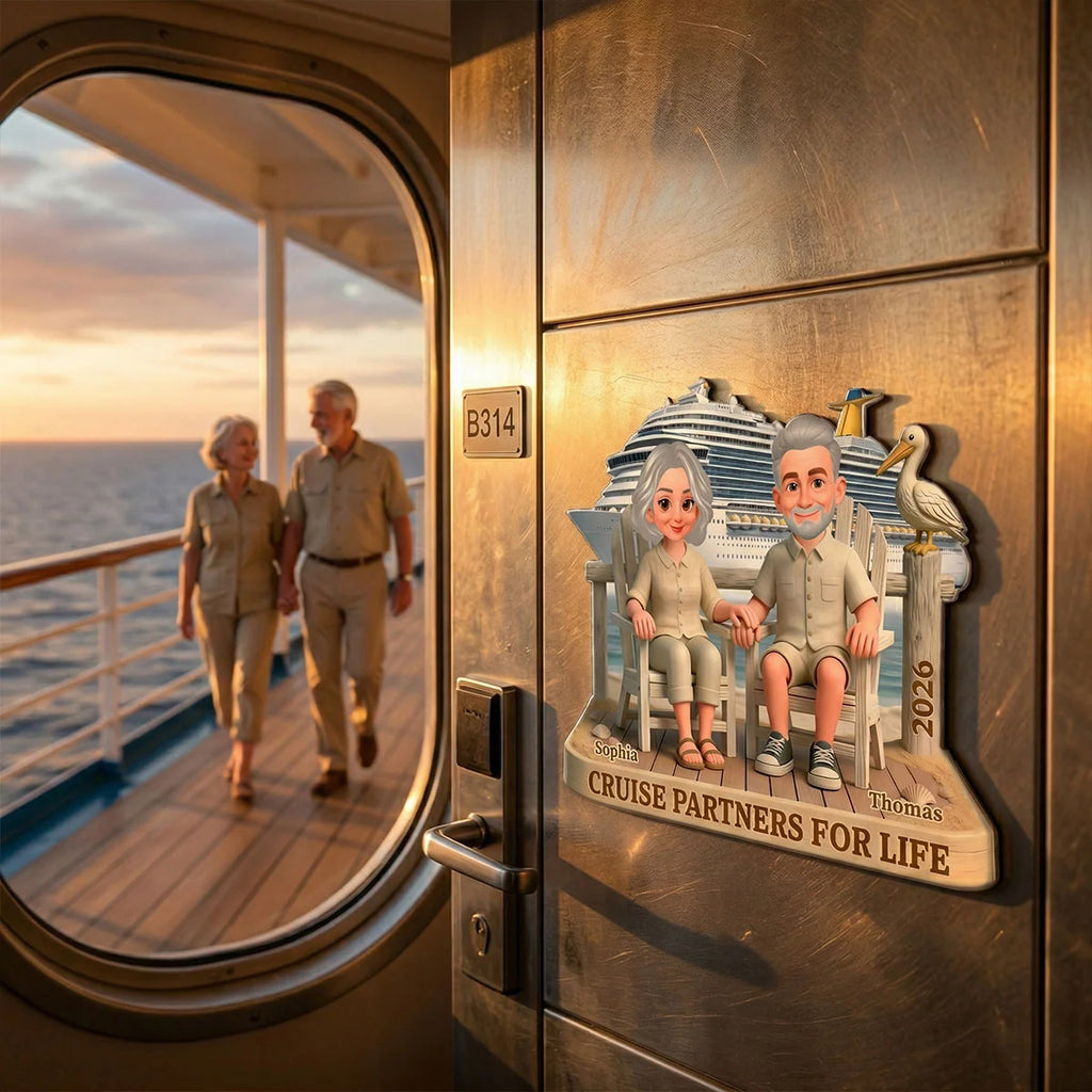 Personalized Cruise Cabin Door Magnet