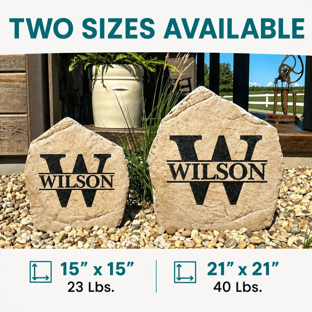 Personalized Deer Name Stone