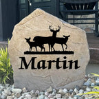 Personalized Deer Name Stone