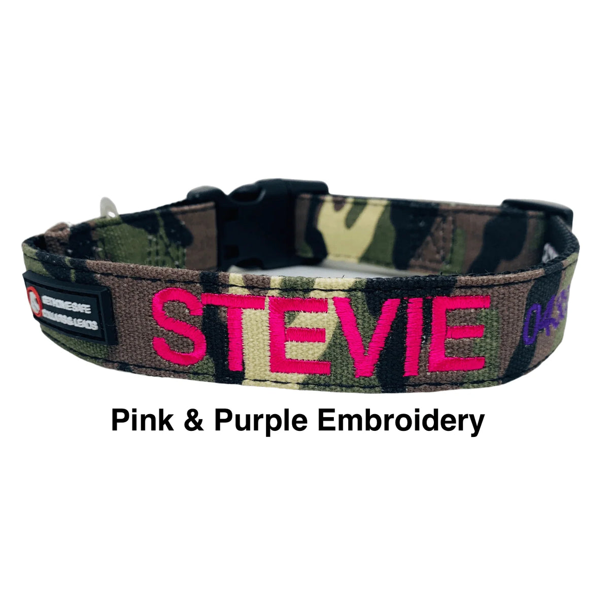 Personalized Dog Collars and Leads in Camouflage Style
