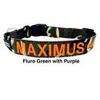 Personalized Dog Collars and Leads in Camouflage Style