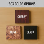 Personalized Groomsmen Gift Set with Engraved Wood Box, Selectable Flask, Wallet, Pocket Knife or Bottle Opener