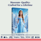 Personalized Ice Princess Canvas Portrait from Your Photo, Ready to Hang for a Child's Bedroom