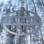 Personalized Metal Patio Sign