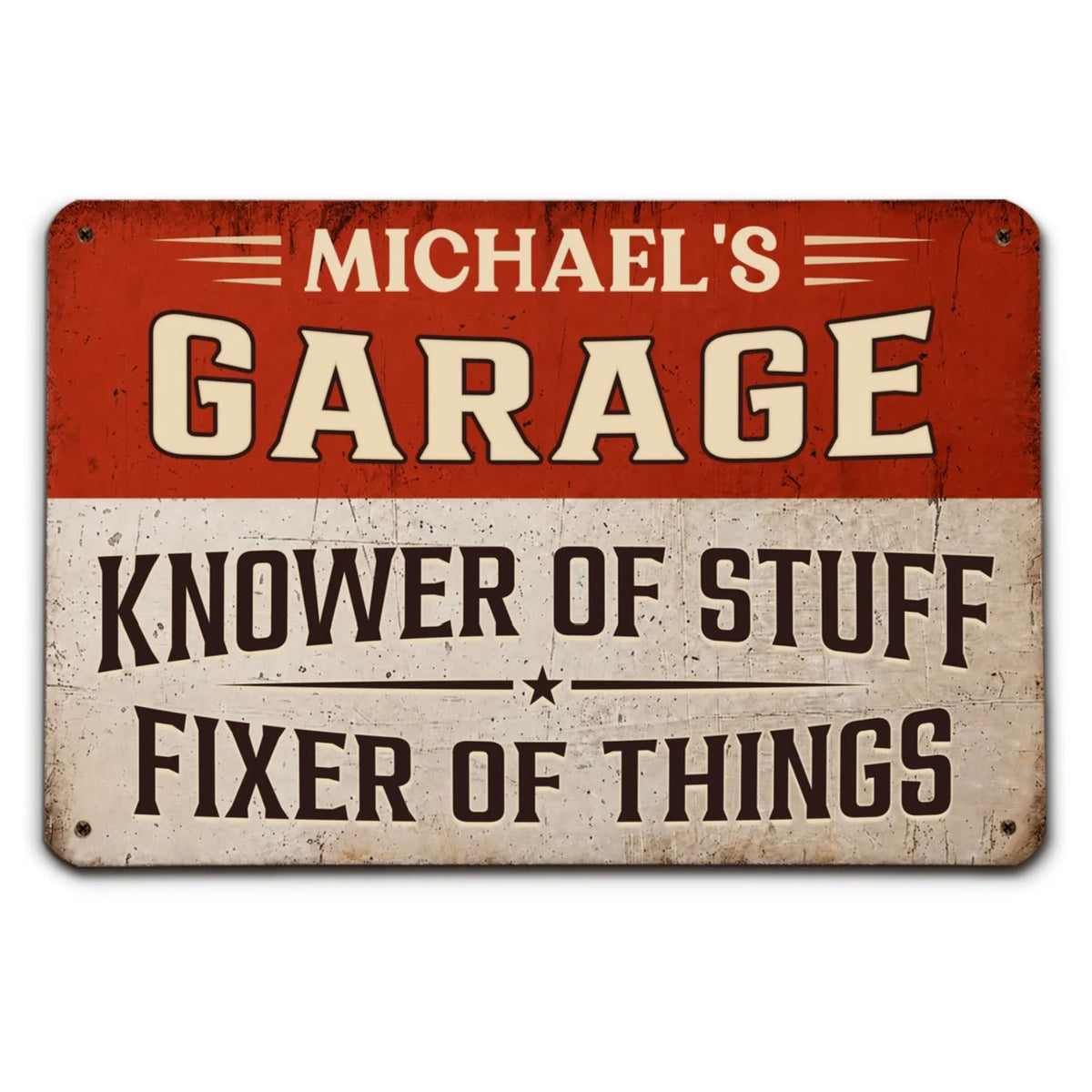 Personalized Metal Sign