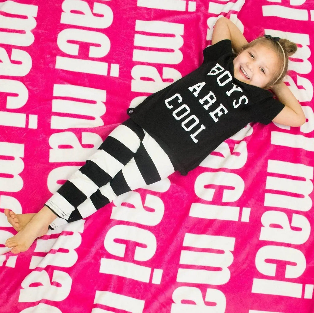Personalized Name Blanket in Ultra-Soft Plush Fleece from Baby