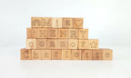 Personalized Name Blocks in Maple Hardwood