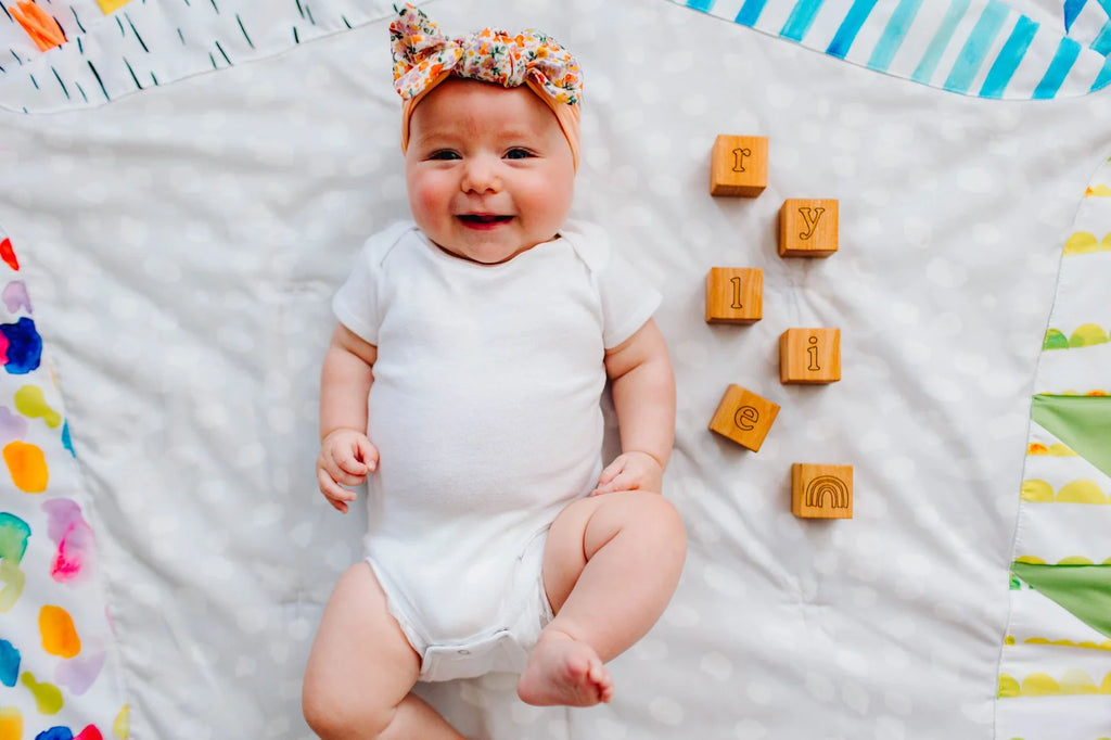 Personalized Name Blocks in Maple Hardwood