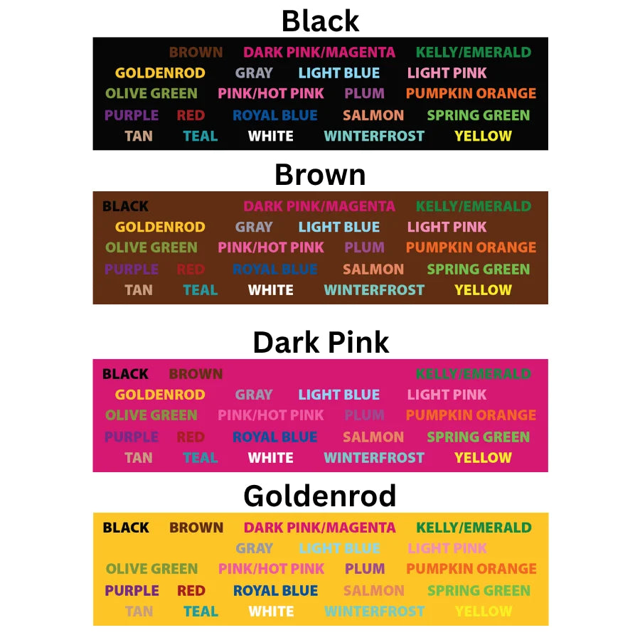 Personalized Pet Collar in Solid Colors with Custom Text and Optional Art Icons, Machine Washable Polyester