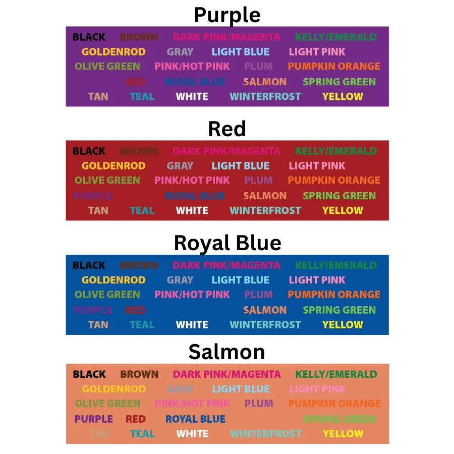 Personalized Pet Collar in Solid Colors with Custom Text and Optional Art Icons, Machine Washable Polyester