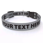 Personalized Pet Col — Cat  3/8" wide (8" - 12" neck) / Pawprint / XSmall 3/8" wide (8" - 12" neck) / Pawprint / Small 3/4" w