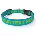 Personalized Pet Col — Cat  3/8" wide (8" - 12" neck) / Pink Ribbon / XSmall 3/8" wide (8" - 12" neck) / Pink Ribbon / Small 
