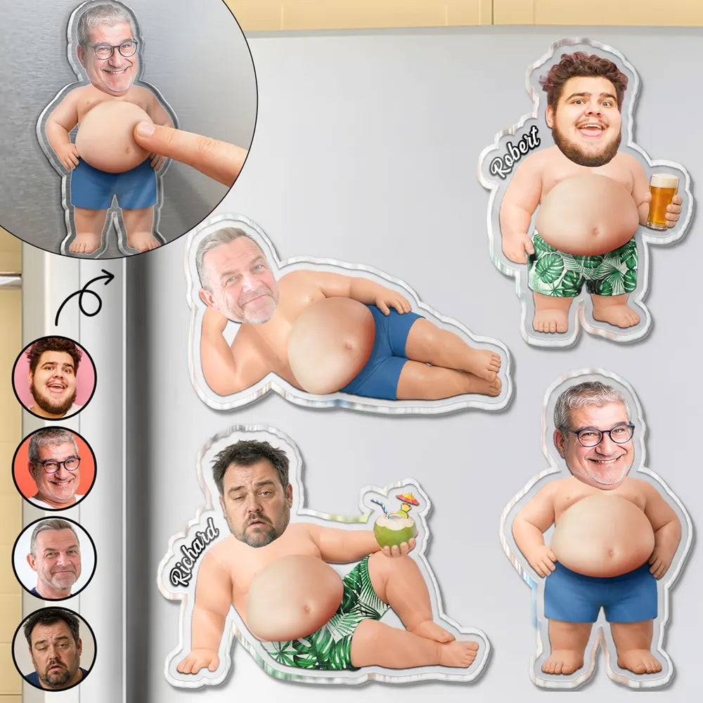 Personalized Photo Fridge Magnet