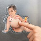 Personalized Photo Fridge Magnet