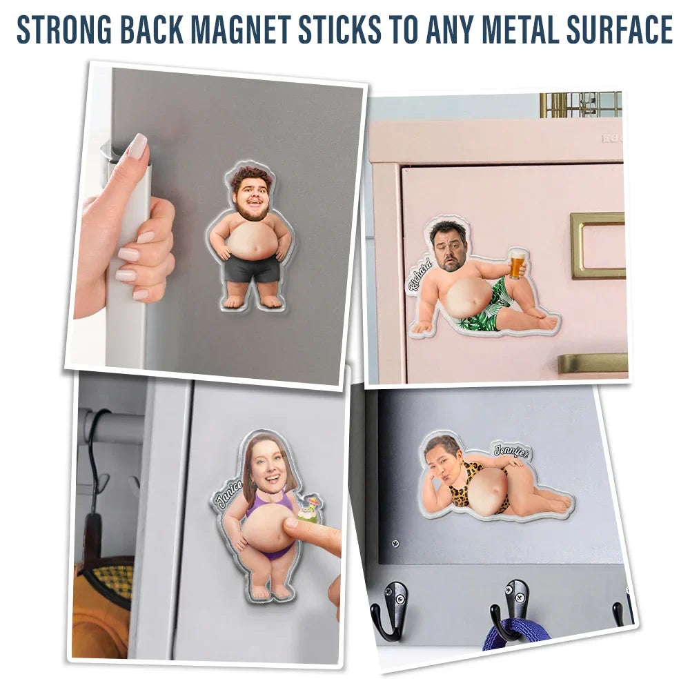 Personalized Photo Fridge Magnet