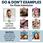 Personalized Photo Fridge Magnet