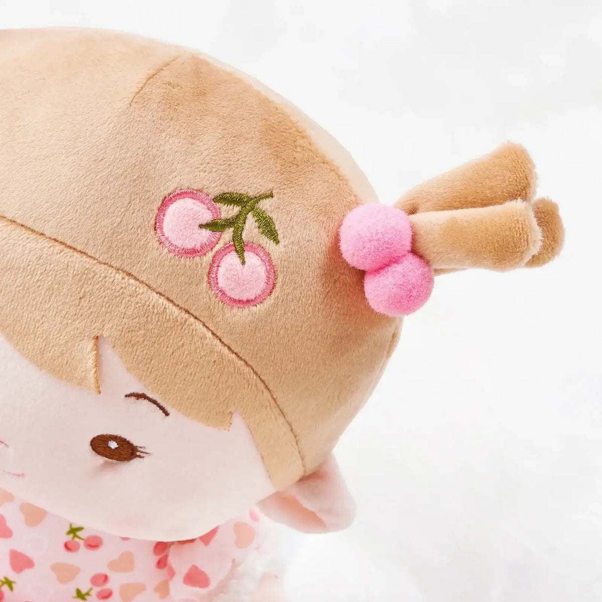 Personalized Plush Doll in a Pink Floral Dress, 16-Inch Keepsake