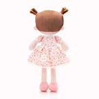 Personalized Plush Doll in a Pink Floral Dress, 16-Inch Keepsake