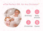 Personalized Princess Plush Doll in a Pink Birthday Dress,