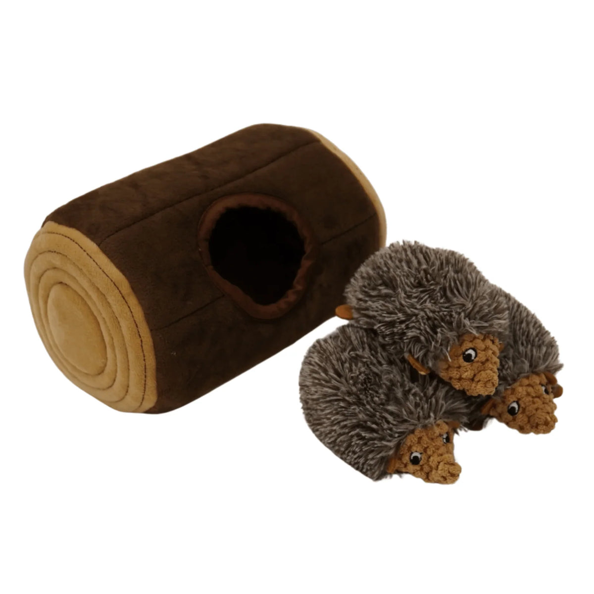 Personalized Puppy Gift Box with Fleece Blanket, Dog Treats, Mesh Toy and Hide & Seek Toy · dog gift box