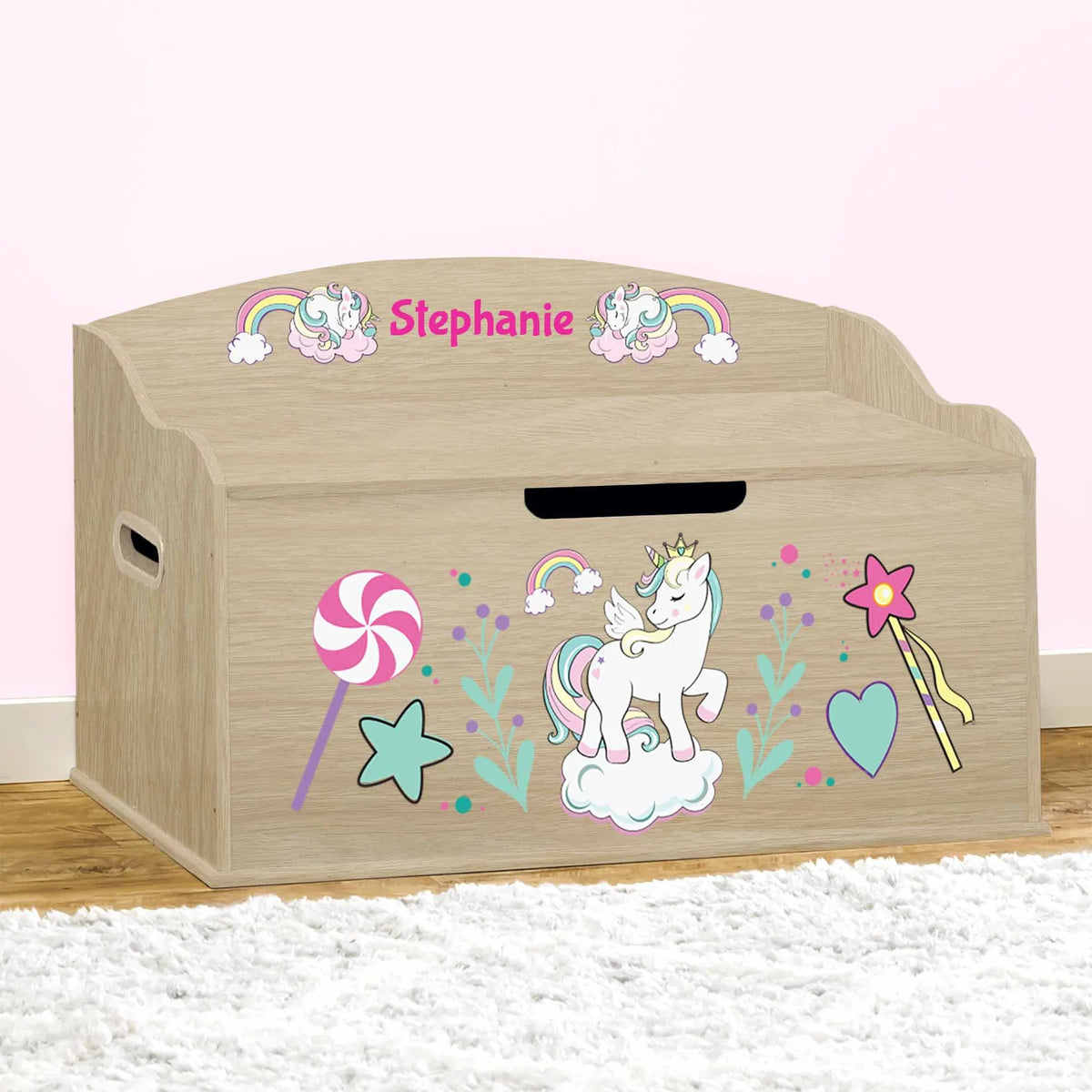 Personalized Toy Box, Natural
