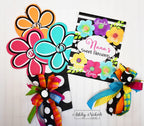 Personalized Vinyl Garden Flag, 12 x 16 Inch Floral Family Name