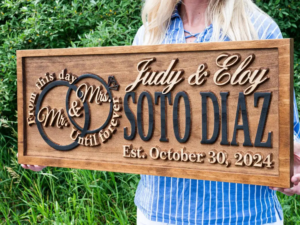 Personalized Wood Sign