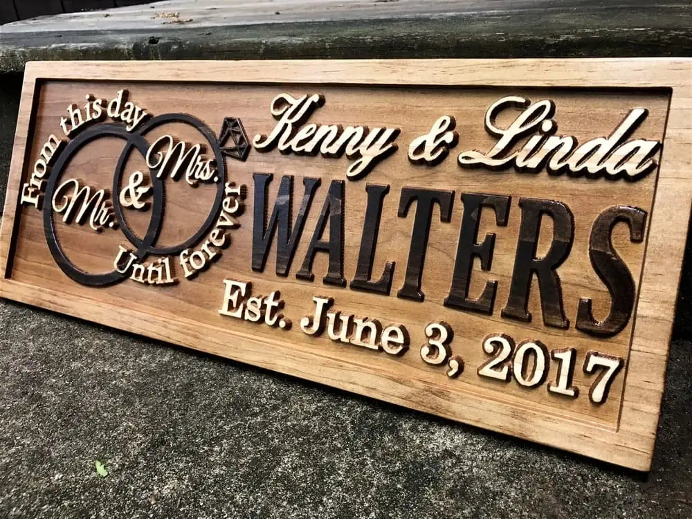 Personalized Wood Sign
